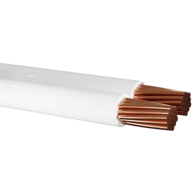APEX Cordset Technologies Ripcord Coil H03vh2-f 2x0.50 300/300v 3a White 5m