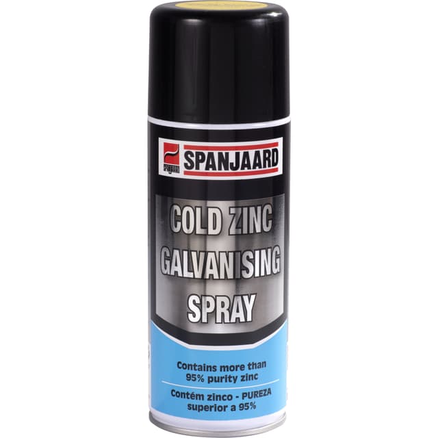 Spanjaard Automotive Cold Zinc Galvanising Spray 350ml Aerosol