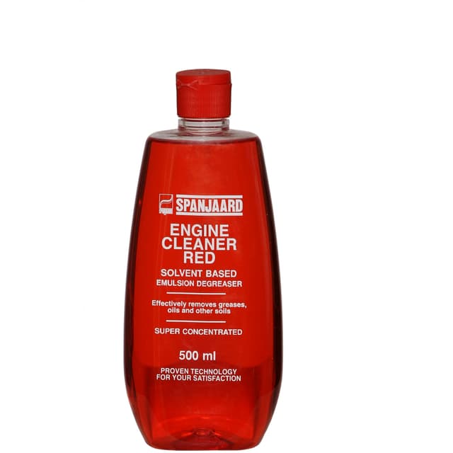 Spanjaard Automotive Cleaner Engine Red Solvent-based 500ml