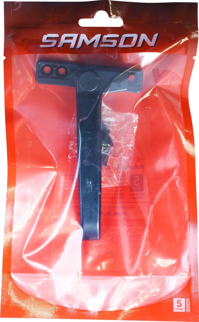 SAMSON Handle Window Euroline Almn L/h Blk Bag
