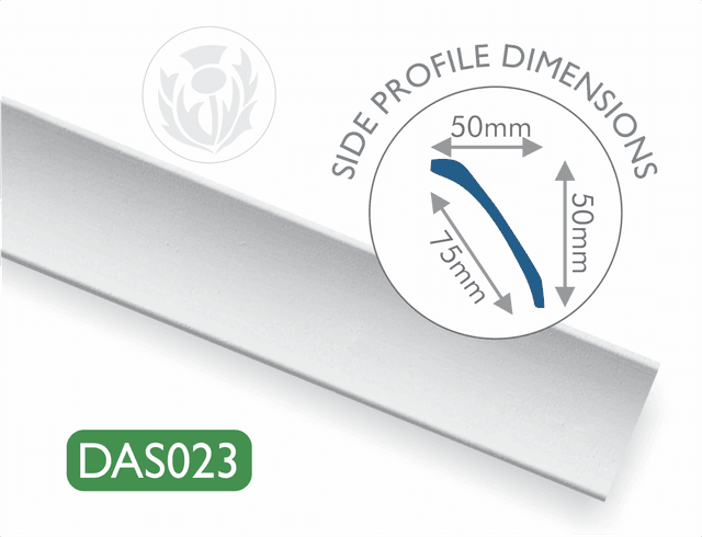 Dynamic Artistic Solutions Cove Cornice 75mm X 3m