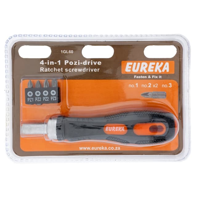 Eureka Wood Screwdriver Ratchet Pz 1;2;2;3 Q:1