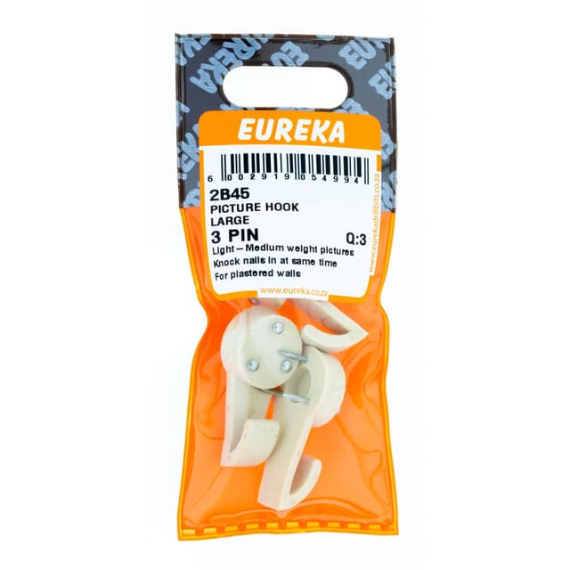 Eureka Home & General Hook Picture Large 3 Pin Q:3