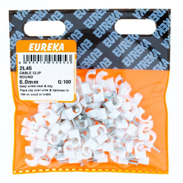 Eureka Home & General Clip Cable Round 6.0mm Q:100