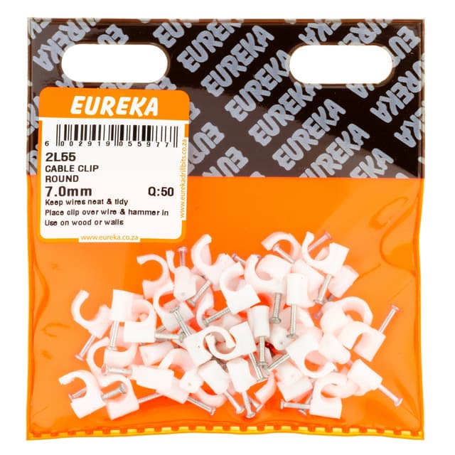 Eureka Home & General Clip Cable Round 7.0mm Q:50