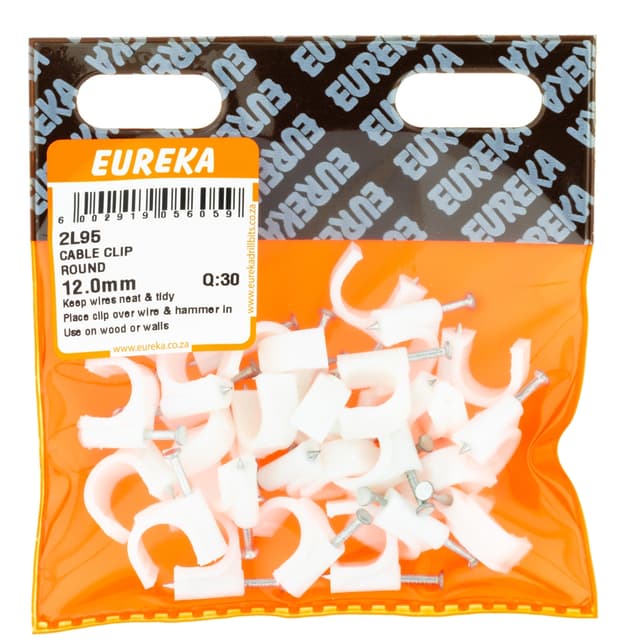 Eureka Home & General Clip Cable Round 12.0mm Q:30