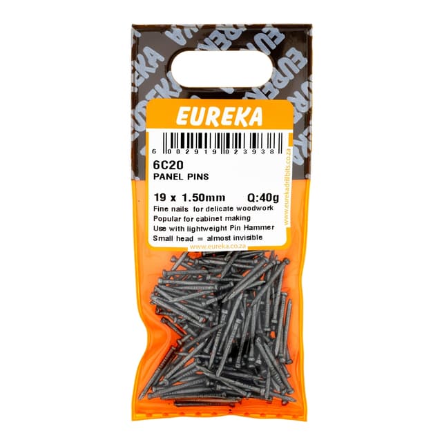 Eureka Nails Pins Panel 19 X 1.50mm Q:40g