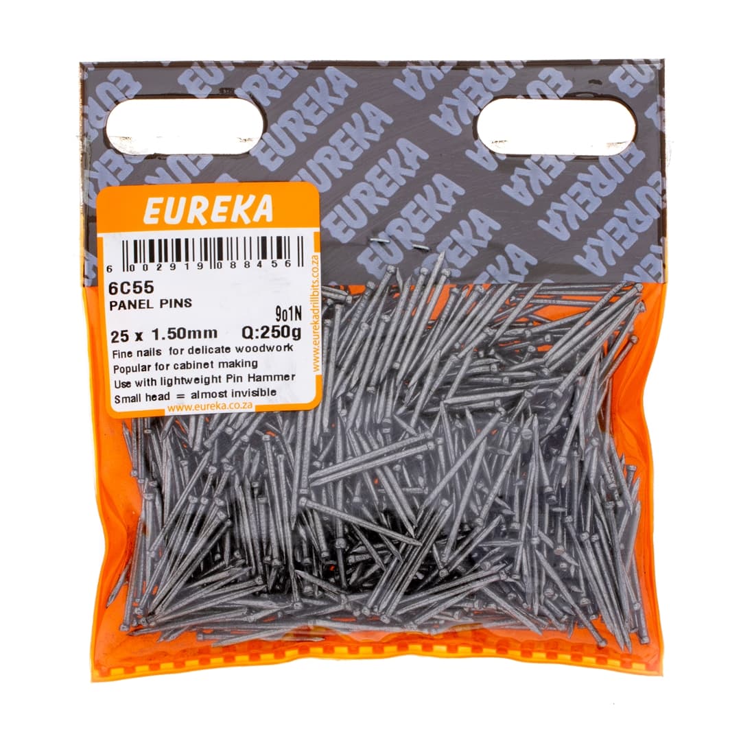 Eureka Nails Pins Panel 25 X 1.50mm Q:250g