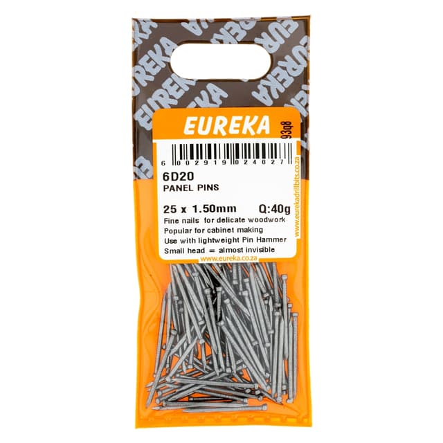 Eureka Nails Pins Panel 25 X 1.50mm Q:40g