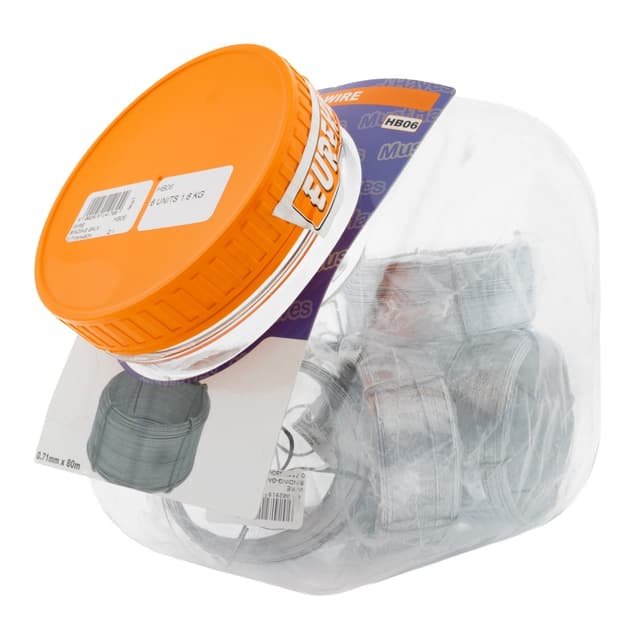 Eureka Must haves Wire Binding Galv 0.71mm X80m Q:1