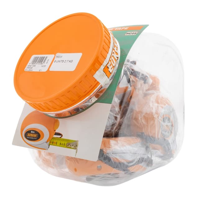 Eureka Must haves Measuring Tape Orange 8mx25mm Q:1