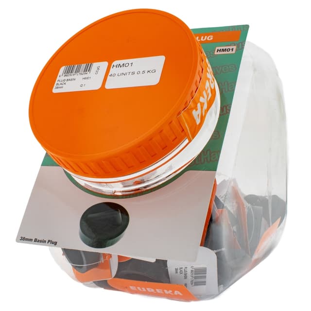 Eureka Must haves Plug Basin Black 38mm Q:1