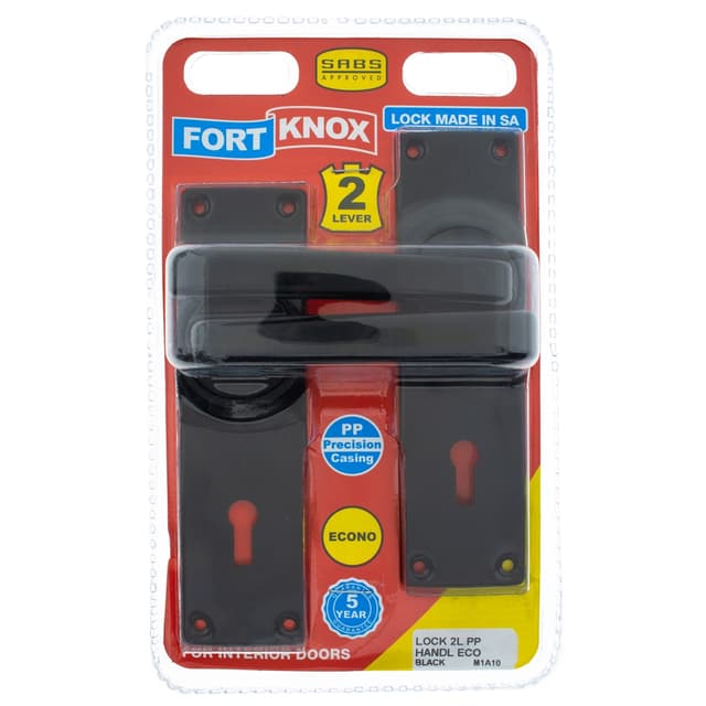 Fort Knox Locks Lock 2l Pp Handl Eco Black Q:1