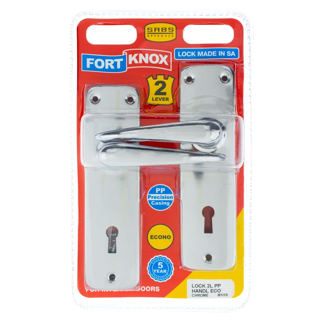 Fort Knox Locks Lock 2l Pp Handl Eco Chrome Q:1