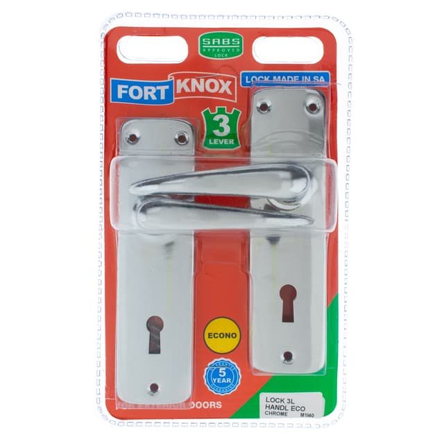 Fort Knox Locks Lock 3l Handl Eco Chrome Q:1