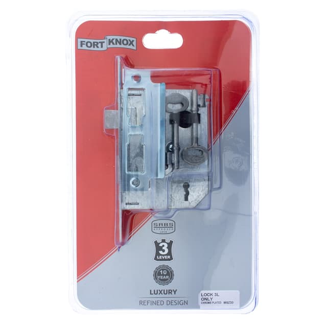 Fort Knox Locks Lock 3l Only Chrome Plated Q:1