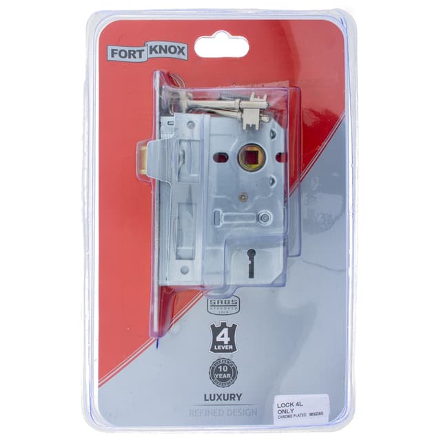Fort Knox Locks Lock 4l Only Chrome Plated Q:1