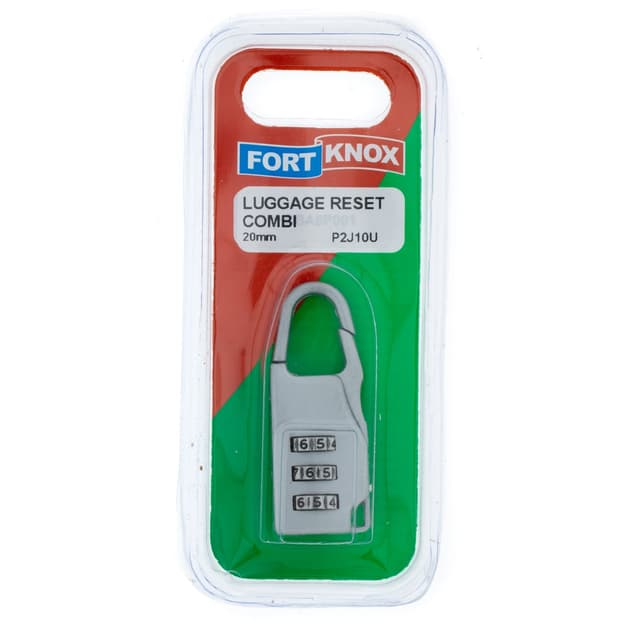 Fort Knox Padlocks Luggage Reset Combi 20mm Q:1