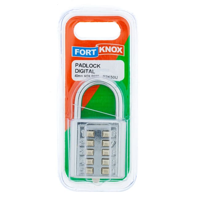 Fort Knox Padlocks Padlock Digital 40mm Non Rest Q:1