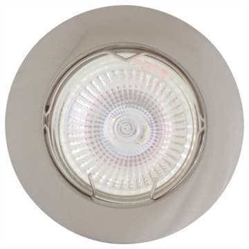 Eurolux D/light Alu+curved Rim Gu-10 104x78mm Sat/chr