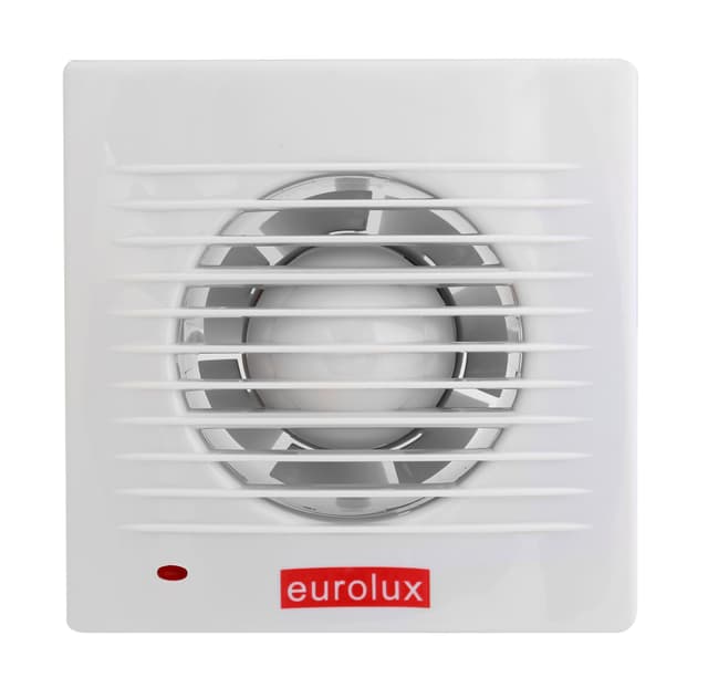 Eurolux Square Wall White Motor Power Extractor Fan 160mm 15W