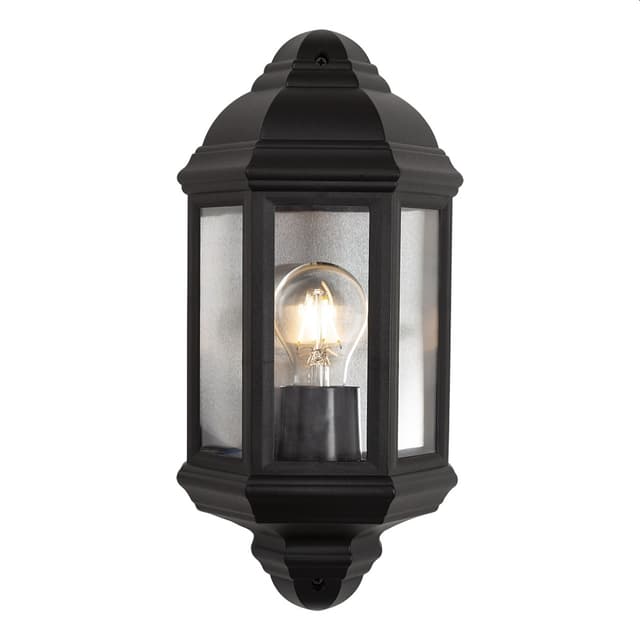 Eurolux Plastic Lantern Half Black Wall Panel