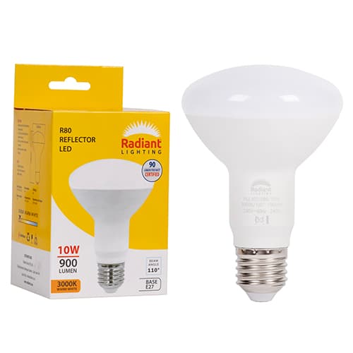 Radiant Eurolux Light R80 Reflector 10w Led E27 3000k N