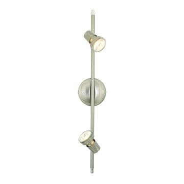 Eurolux Deco Light Spot 2-light Satin Chrome 2xgu10 50w