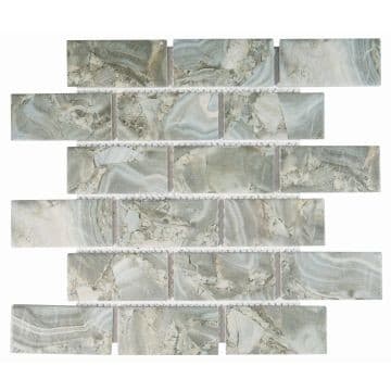 Falcon Tiling Decorative Mosaics Tile Natural Mosaic 300x300mm Marble Mix 3 Pack