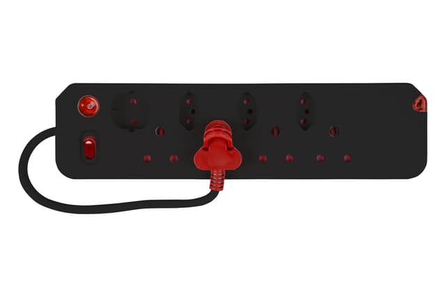 Electricmate Surge Multiplugs Multiplug Cre013blk 8-way Black Med Protect