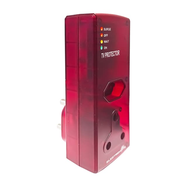 Electricmate 1x16 Amp+1x3 Pin Euro Tv Protector With High Level Surge Protection