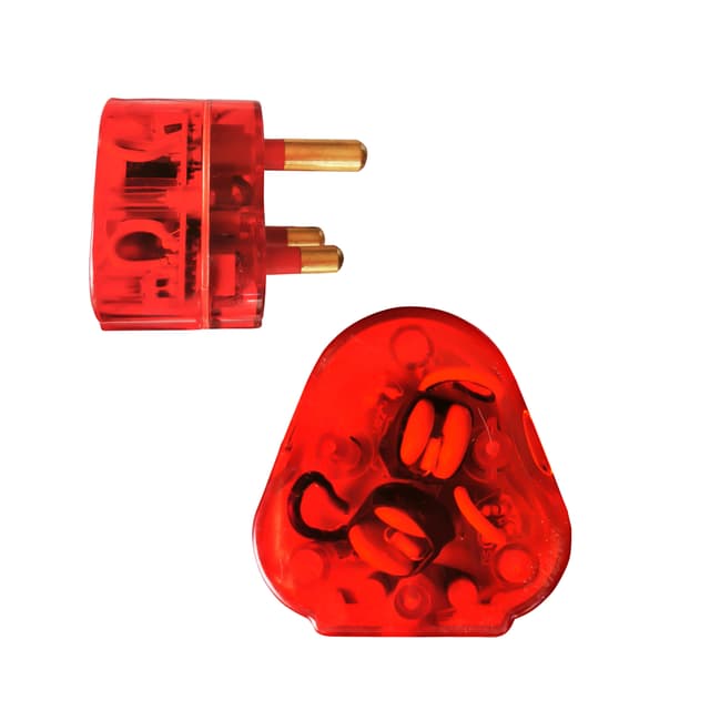 Electricmate Surge Plugs Plug Top 16amp Red H/surge Protect