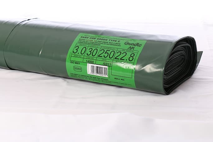 Gundle SABS USB Green Sheeting 30m