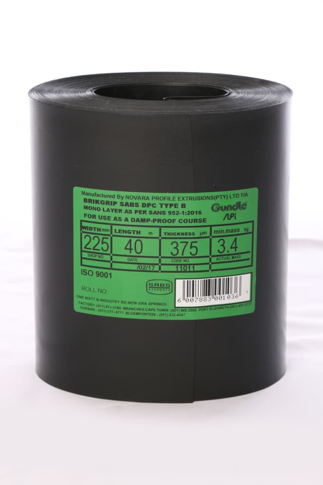 Gundle SABS Black DPC 40m