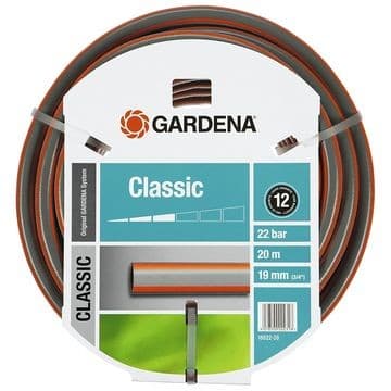 Gardena Hose 19mm (3/4in)x20m W/out Fittings Carded