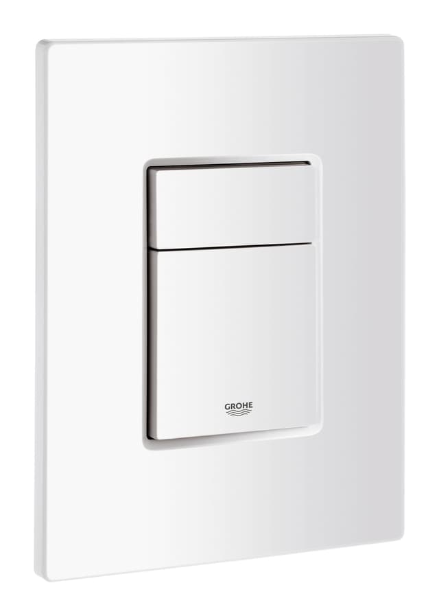 Grohe Skate Cosmopolitan Wall Plate Vertical 156x197mm White