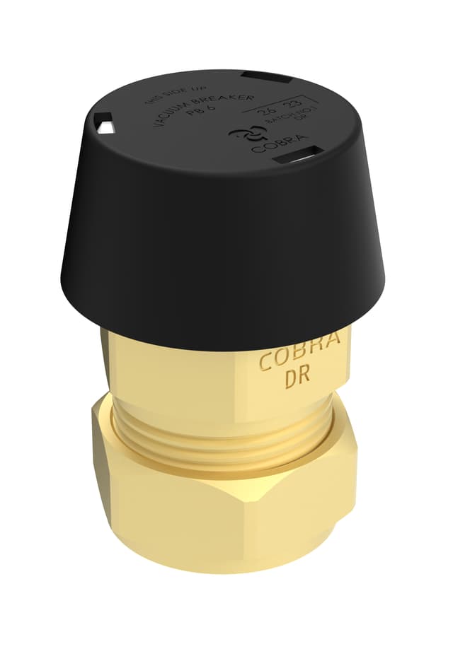 Cobra Vacuum Breaker Pb6 22mm Cxc Brass Pre-packed Ins