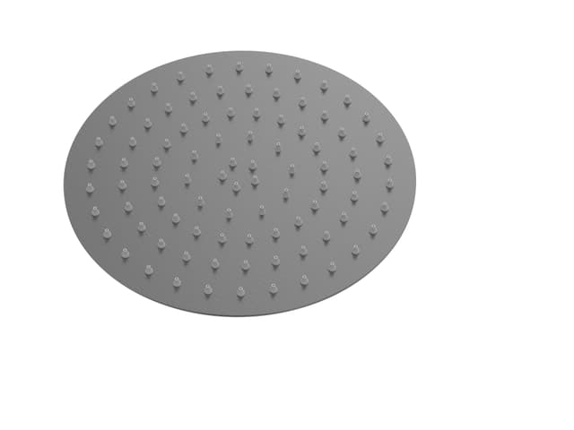 Cobra Seine Brushed Gun Grey Shower Head 200