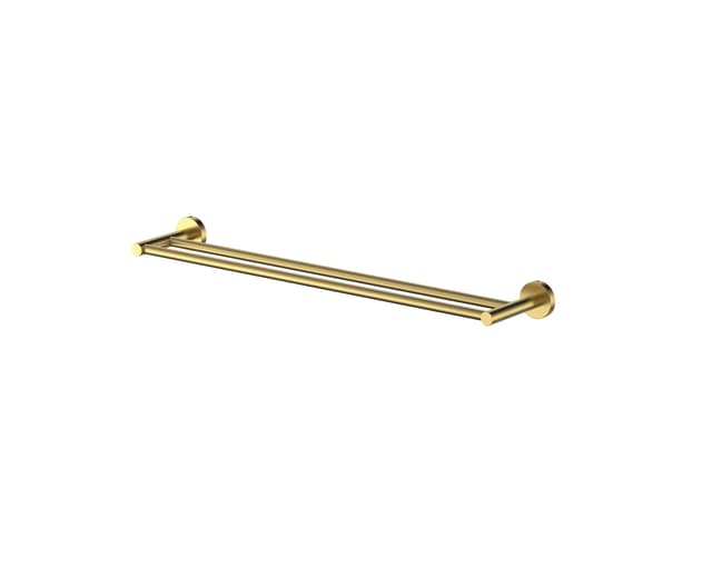 Cobra Seine Brushed Gold Rail Double Towel 600mm B/gd