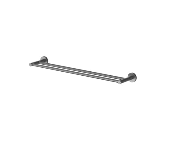 Cobra Seine Brushed Gun Grey Rail Double Towel B/gun Gry