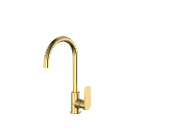 Cobra Seine Brushed Gold Sink Mixer
