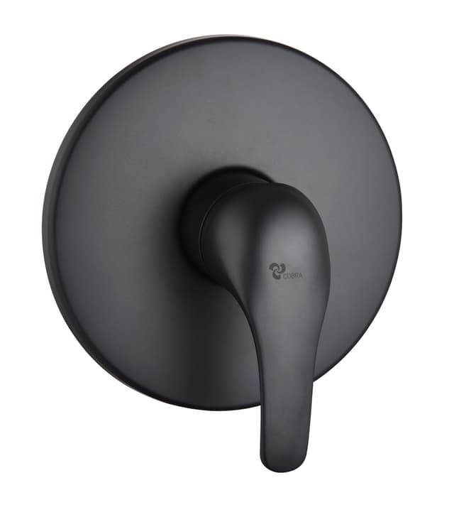 Cobra Zambezi Matte Black Mixer Bath/shower Conc 3 Ports M/bk