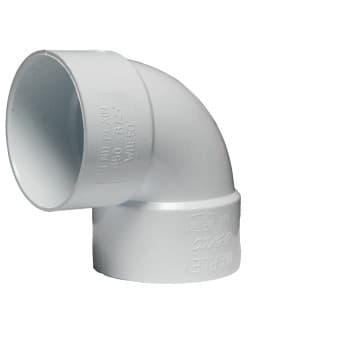 Marley Pipe Systems Bend Waste Espec 50mm Plain 87.5deg Pvc