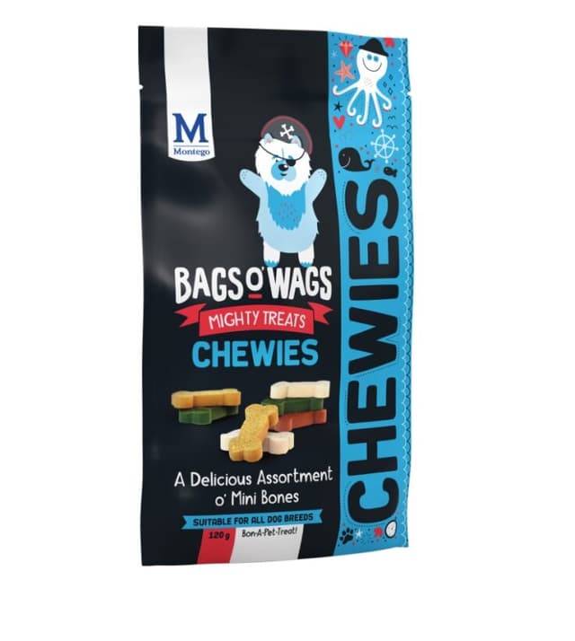 Montego Treats for Dogs Chewies Assortment Mini Bones 120g