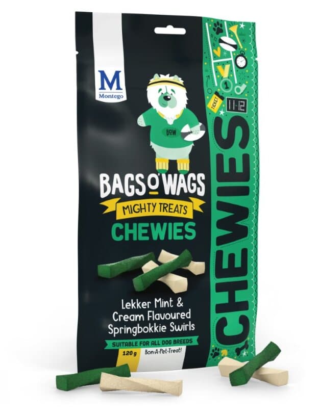 Montego Treats for Dogs Chewies Lekker Mint & Cream Swirls 120g