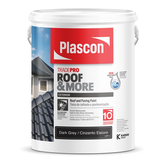 Plascon Tradepro Roof Paint & More Terracotta 5l