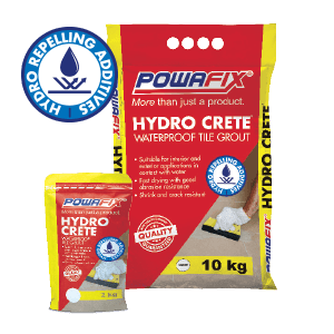 Powafix Grout Hydro Crete W/p 2kg Wht