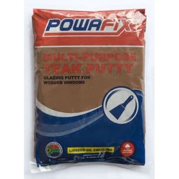 Powafix Putty 1kg Teak
