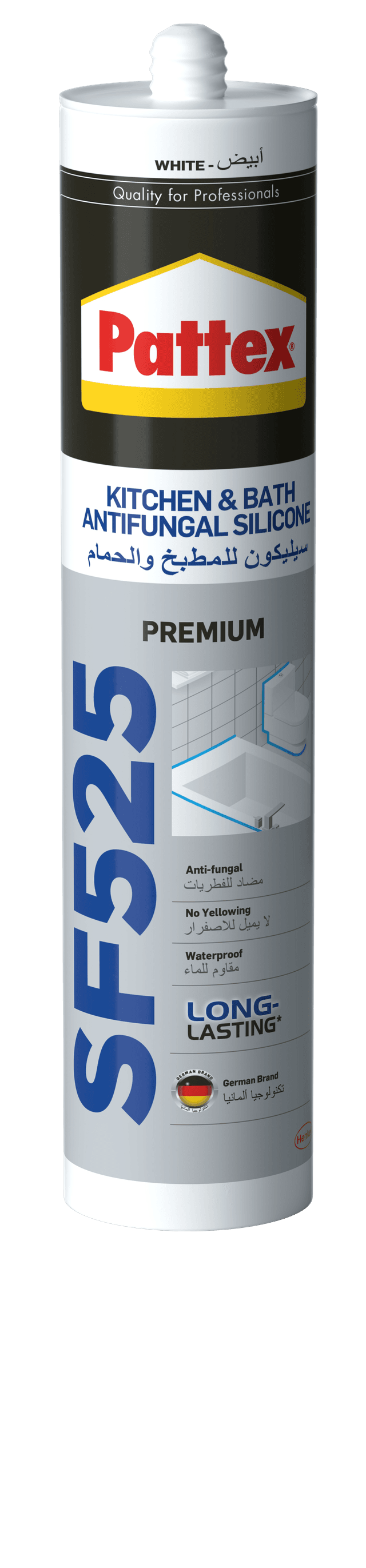 HENKEL Pattex Sansil Sf525 Kitchen & Bath Silicone 280ml