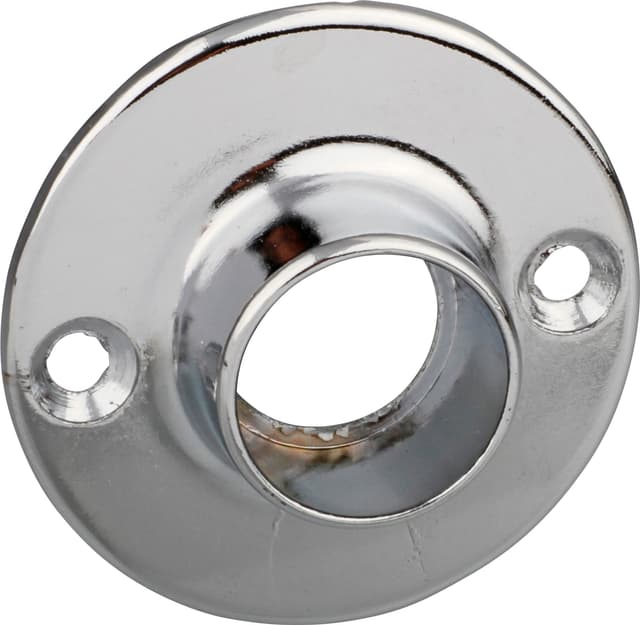 FAST Ironmongery Bracket Flange Chrome Plated 25mm (2)